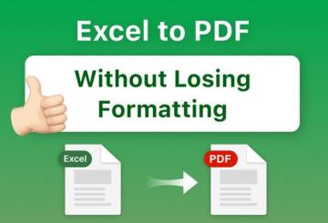 Top Benefits Of Converting PDF To Excel